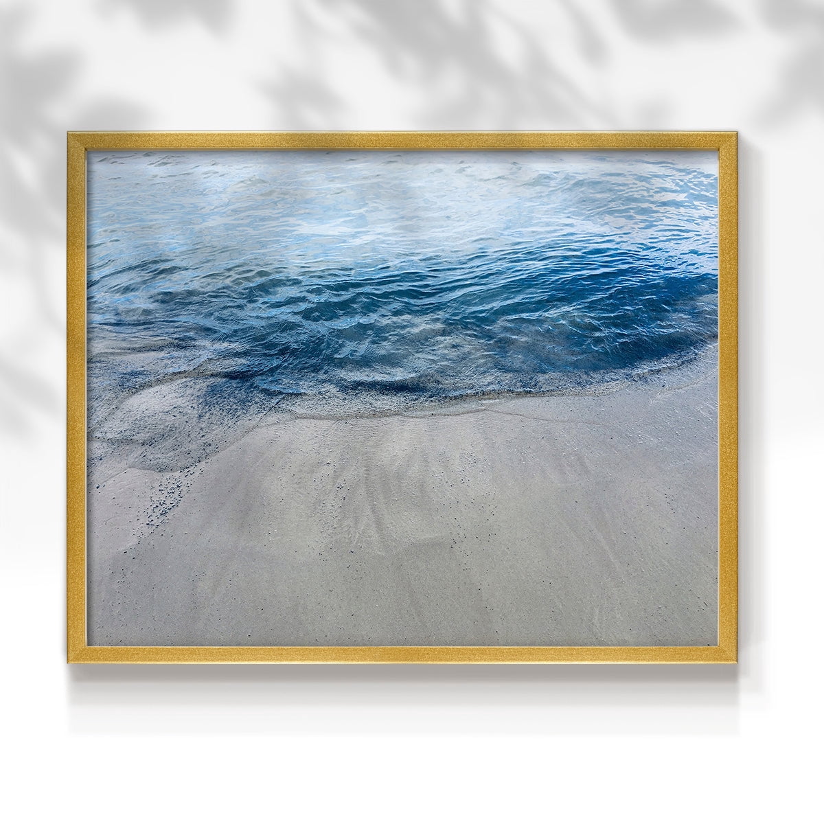 Aegean Blue Water by Nan - Restickable Framed Giclée Print