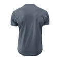 thumbnail image 4 of pstuiky camisetas de hombre, Camiseta deportiva informal de manga larga con solapa y corte entallado para hombre ropa de hombre m, 4 of 4