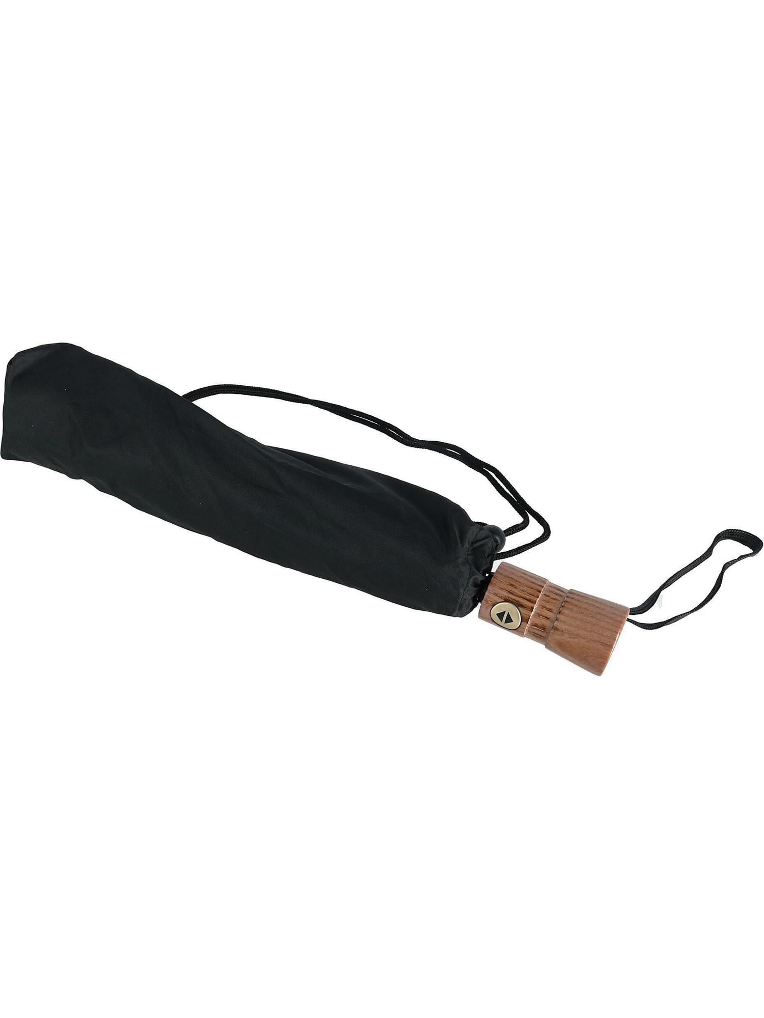 GustBuster 34143BL LTD Auto Open & Close Vented Compact Umbrella, Black - 43 in.