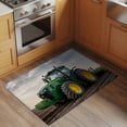 thumbnail image 3 of Farm Tractor Bathroom Rug Washable 2x3 Entryway Rug Non Slip Green Truck Country Rustic Field Harvester Front Door Mat Low Pile Indoor Doormat Throw Floor Carpet for Kitchen Bedroom Entrance, 3 of 8