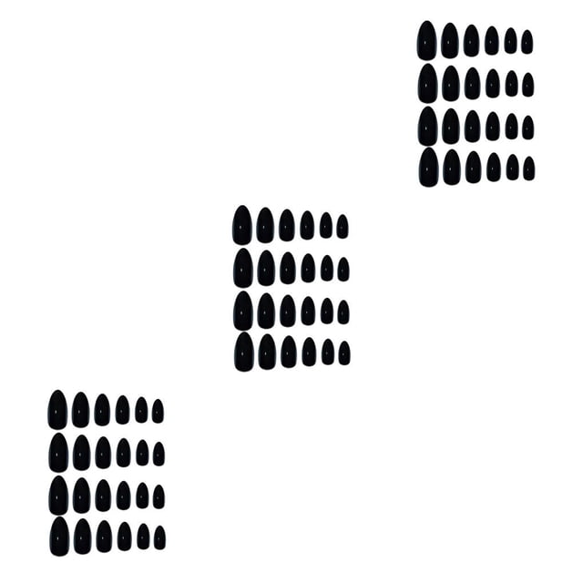 Soidarity 24 Pieces False Nails Press-on Stick-on Full Tips Nail DIY Fingernails Wearable Tips Manicure Supplies Art Sticker Cover Tools Type1 NO1 Soidarity CBP469619