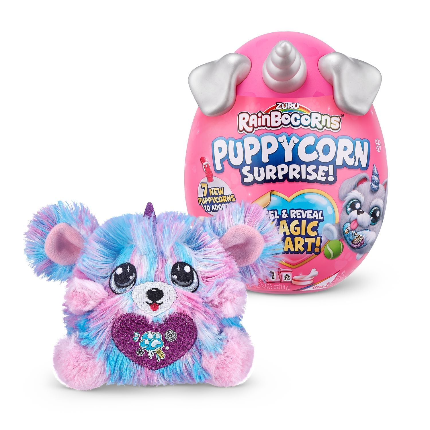 Rainbocorns Sparkle Heart Surprise, Puppycorn Series 2