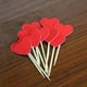 thumbnail image 4 of Advancent 30pcs Corazón de Patrón Recoger Adhesivo Fieltro Palillos Cóctel Sandwich Decoración del hogar rojo helado Advancent JJ17337-04, 4 of 6