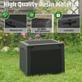 thumbnail image 4 of LHBCraft 31-Gallon Lockable Resin Deck Box, Waterproof Outdoor Storage Box for Patio Cushions & Accessories, 4 of 5