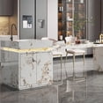 thumbnail image 4 of Newclassic Hidden Dining Table Extendable Ornaments Free Shipping Entryway Dinning Table Makeup Kitchen Muebles Home Furniture My Lux Decor Round, 4 of 60