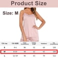 thumbnail image 2 of Ensemble Pyjama pour Femmes Ensemble Pyjama Sexy Ensemble Dentelle Garniture Haut Stretch string shorts Ensemble, 2 of 5