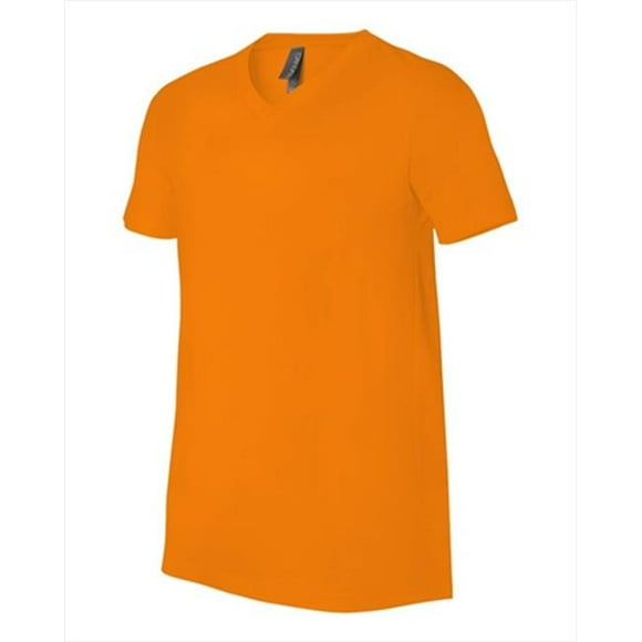 Bella-Canvas C3005 Maillot Unisexe à Manches Courtes T-Shirt - Orange & 44; Extra Small