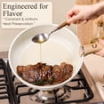 thumbnail image 6 of CAROTE 24-Piece Nonstick Cookware Set, Pots and Pans Set with Detachable Handle, Induction Compatible, Oven & Dishwasher Safe, White, 6 of 8