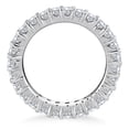 thumbnail image 3 of 14k White Gold Common Prong Round Diamond Eternity Ring Size 5, 3 of 4