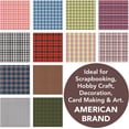 thumbnail image 5 of Desecraft Plaid Tartan 12x12 in Double Sided Paper Pad Pack Scrapbook Cardstock Decorative Paper - 36 Sheets - for Card Making Journaling Planner Origami Decopage Decorative Scrapbooking Supplies, 5 of 5