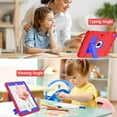 thumbnail image 3 of SUPNICE Case for iPad 6th/5th Generation (9.7-inch, 2018/2017),iPad Air 2nd Generation Case (2014) with Kickstand, Hybrid Shockproof Protective iPad 9.7 Case for Kids,Red adn Blue, 3 of 7