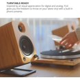 thumbnail image 5 of Kanto YU4 140W Powered Bookshelf Speakers with Bluetooth and Phono Preamp | Matte Black | Pair, 5 of 9