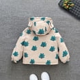 thumbnail image 5 of Gubotare Toddler Boy Jacket Fleece Toddler Baby Girls Fall Clothes Fleece Jackets Hooded Zip Up Cute Prints Fuzzy Coats Size 3T 4T,(Beige 3-4 Years), 5 of 6
