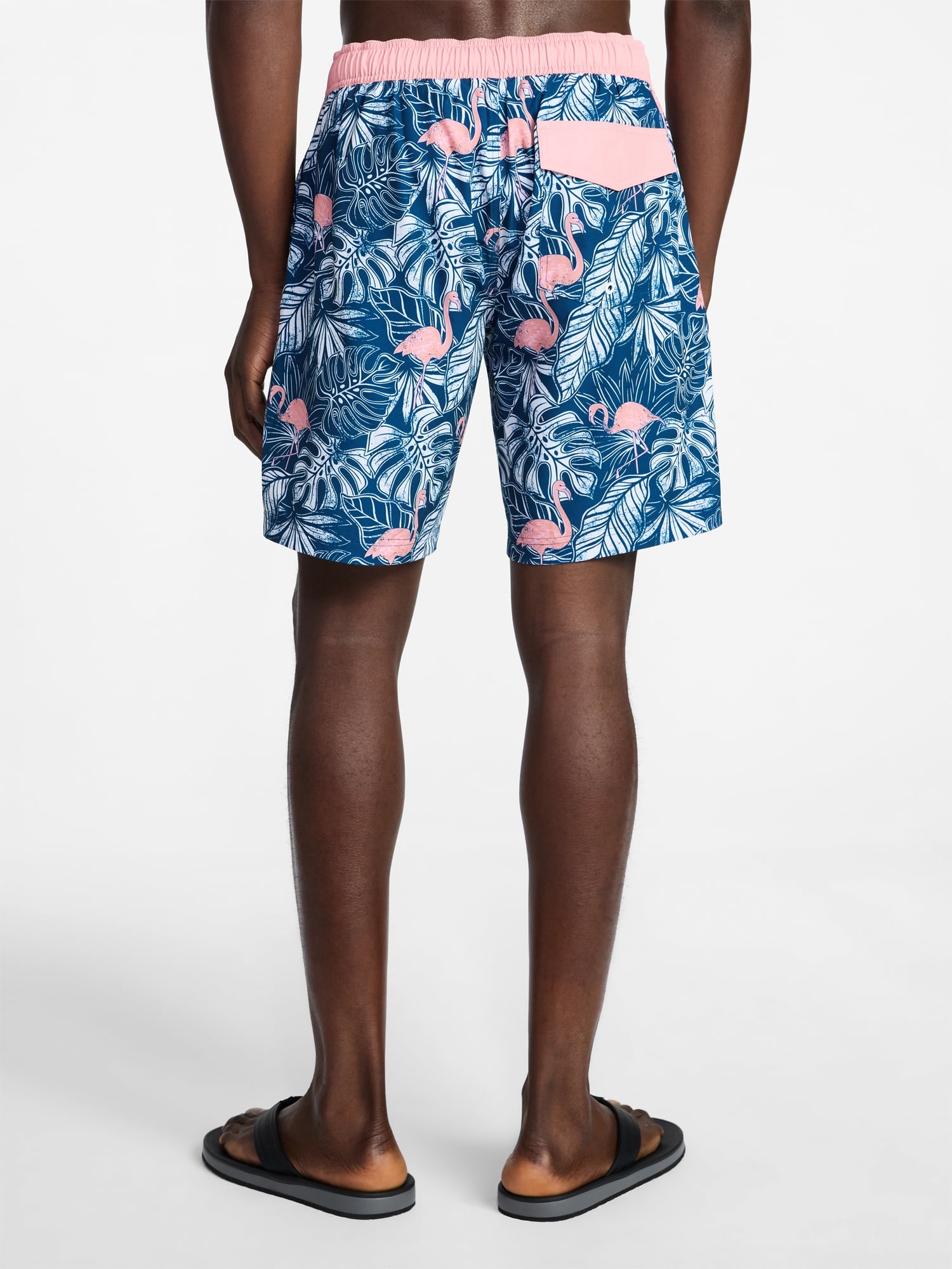 George Men's and Big Men's E-Board Swim Trunks with UPF 50+, 9" Inseam, Sizes S-3XL