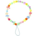 thumbnail image 1 of Phone Lanyard Beaded Letter Hanging Phone Chain Strap Beads Cellphone Strap, 1 of 10