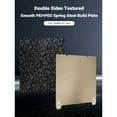 thumbnail image 4 of Yammee Double Sided Textured PEI PEO Plate 310x315mm Flexible Steel Sheet No Magnet for 3D Printer Build Plate, 4 of 20