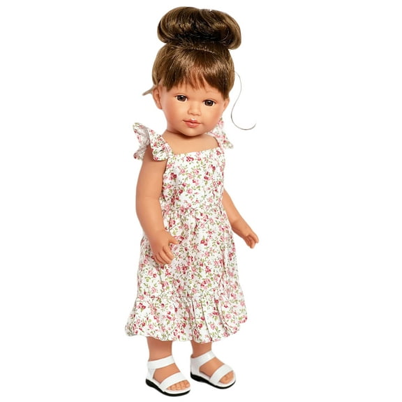 18 Inch Doll Clothes- Floral Dress Fits 18 Inch Fashion Girl Dolls- Fits Kennedy and Friends Dolls