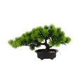thumbnail image 2 of Kearding Árboles de bonsái artificiales de alta simulación verde, plantas en macetas de plástico resistentes y duraderas fáciles Decoración QL54-C016, 2 of 6