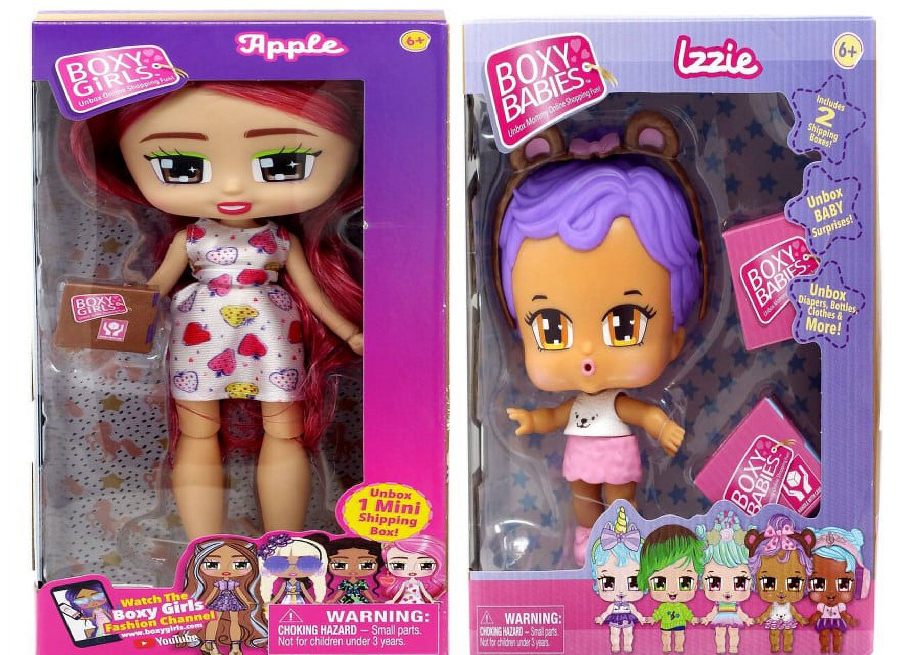 boxy girls™ mini doll with surprise box