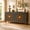 Walnut, variant on 63" Walnut Sideboard Cabinet with Carved Doors, Mid Century Modern Buffet Cabinet with Storage and Adjustable Shelf, Accent Credenza Cabinet for Dining Room Living Room Entryway