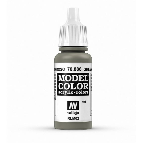 Vallejo Green Grey Model Color 1 Paint, 17ml
