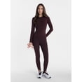 thumbnail image 3 of Avia Women's and Women's Plus Brushed Performance Top with Long Sleeves, Sizes XS-4X, 3 of 6