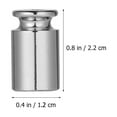 thumbnail image 2 of ROSENICE 1 Set Balance Calibration Weights for Digital Scales Accurate Weighing Check Standard Chrome-plated, 2 of 8
