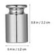 thumbnail image 2 of MERRYHAPY 1Jgo De Calibración Para Balanza Electrónica Con Acabado Cromado Y Alta Resistencia, 2 of 7