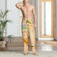 thumbnail image 2 of Naloa Scandinavian Style Hygge Pajama Pants Men, PJ Bottoms, Sleep & Lounge Pants-XX-Large, 2 of 6