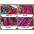 thumbnail image 6 of Womens Floral Print Boho Maxi Skirt Elastic High Waist Pleated Ruffle Flowy Long Skirts, 6 of 7