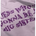 thumbnail image 4 of Guess A Big Sister Older Family Siblings Youth T Shirt Tee Girls Infant Toddler Brisco Brands 12M, 4 of 5