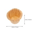 thumbnail image 2 of Worgeous 30Pcs Paper Baking Cups Muffin Cups Unbleached Lining Professional Bakers, 2 of 8
