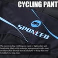 thumbnail image 4 of Bicycle Pants for Men Padded Biking Long Pants Road Cycling Leggings Blue 3XL, 4 of 6