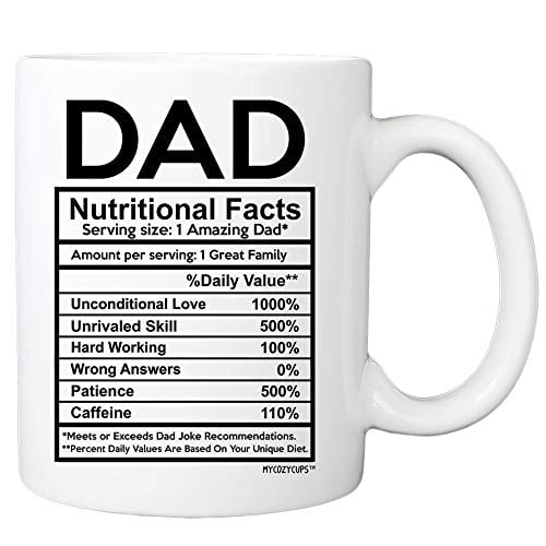 Teacher Nutrition Facts 11 oz Coffee Mug Tea Cup Birthday Appreciation Day Gift 