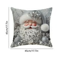 thumbnail image 5 of Christmas Throw Pillow Covers for Winter Decor 18x18" Christmas Pillowcase Winter Snowman Cushion Cover Christmas Throw Pillowcase Sofa Bed Cushion Covers, 5 of 7