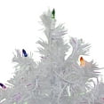 thumbnail image 3 of Northlight Pre-Lit Iridescent Pine Artificial Christmas Tree - 2' - White - Multicolor Lights, 3 of 5