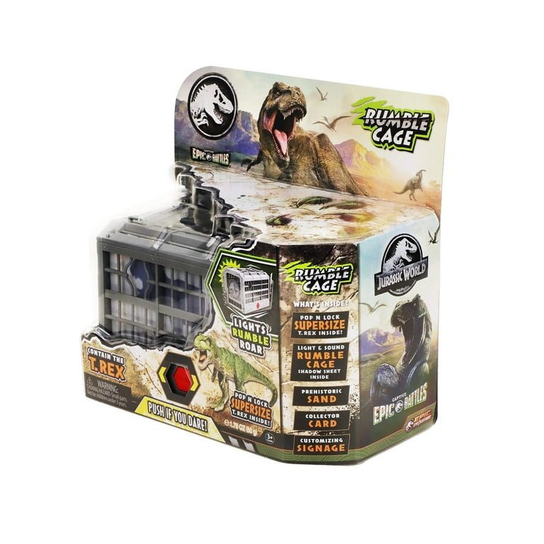 Jurassic World Captivz Epic Battle - Rumble Cage - Walmart.com