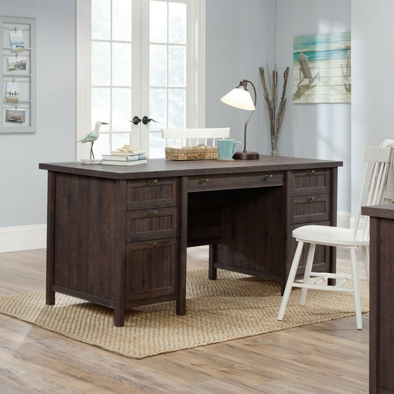 Sauder Costa Executive Desk, Multiple Finishes