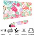 thumbnail image 4 of Pink Flamingos Non-Slip Rubber Large Mouse pad for Desk,Large Gaming Mouse Pad XXL Extended Mouse pad with Stitched Edges Non-Slip Base Water Resist Pad Desk Mat 35.4x15.7inch, 4 of 4