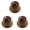 Amber knob - 01, variant on LOOKSEVEN 3Pcs Guitar Reflector Knobs For Les Paul SG - 3 Base Colors 10 Red Top Options-Gold knob - 01