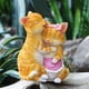 thumbnail image 3 of Estatuas Paisajismo Accesorios de adorno de resina Retro Pareja Animales Estatuas de animales para jardín al aire libre (B) Ndcxsfigh Libre de BPA, 3 of 7