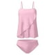 thumbnail image 4 of MKLEKYY Trajes De Baños Women High Waisted Bikini Sexy Push Up Two Piece Swimsuits Vintage Swimsuit Two Piece Retro Ruched Low Waist Solid Bikini Set, 4 of 6