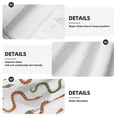 thumbnail image 7 of Kdxio Hand Drawn Snake Hand Towel with Loop Hanging Towel Absorbent Tie Towels for Kitchen Tea Bar Bathroom Decor, 7 of 7