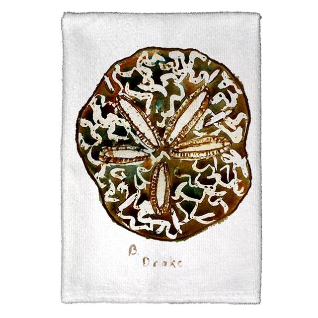 Betsy Drake KT605 Serviette de Cuisine Sand Dollar
