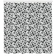 thumbnail image 2 of Ambesonne Music Shower Curtain, Grunge Electric Guitars, 69"Wx84"L, Black Grey White, 2 of 2