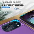 thumbnail image 6 of REQO Protective Case] with Screen Protector[Military [G]rade Drop Tested] Heavy-Duty Tough Rugged Shockproof for Motorola Moto [G] [5[G]] 2022, Purple, 6 of 7