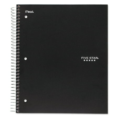 Five Star Wirebound Notebook, 1 Subject, Wide Ruled, 10 1/2