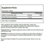 Swanson Vitamin C with Rose Hips Tablets, 500 mg, 500 Count