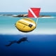 thumbnail image 3 of Marcador de boya de buceo Señal Equipo de seguridad Equipo para pesca submarina Apnea Amarillo, 3 of 6