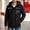 Black, variant on Men's Waterproof Hooded Jacket, Windproof Outdoor Work Coat with Multi-Pockets, Detachable Hood Casual Spring Fall Windbreaker Yellow